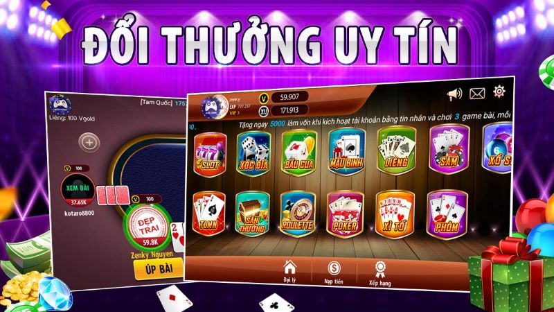 Top các game đánh bài online đổi tiền mặt hot hiện nay